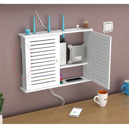 WiFi Storage Box Wall Mount WiFi Router Storage Box Router Modem Wall Mount