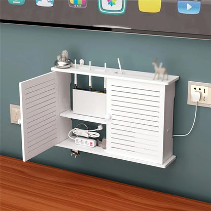 WiFi Storage Box Wall Mount WiFi Router Storage Box Router Modem Wall Mount